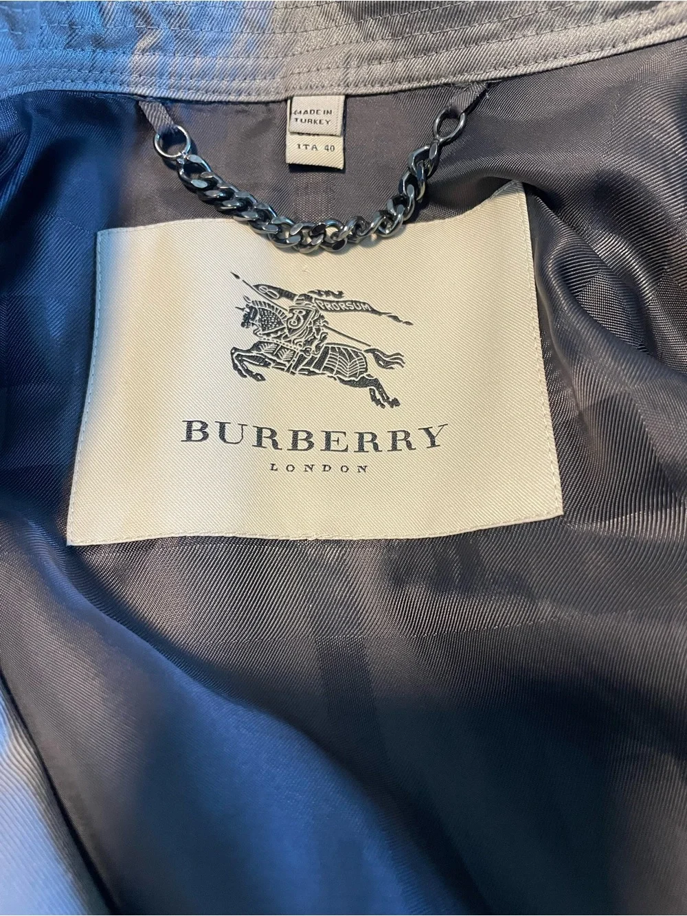 Burberry Women's Silv Double-Breasted Trench Coat - Picture 5 of 16
